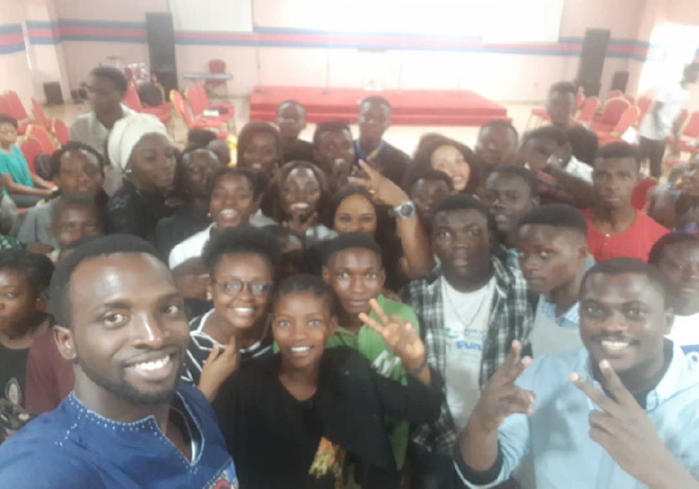 Youth training session